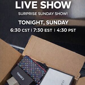 Monogram Canvas Zip Pouch with Pink Trim